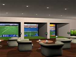 Réalisation 3D d'un sport indoor Réalisation 3D d'un sport indoor